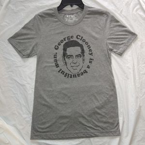 KY for KY Gray George Clooney T shirt Size Small